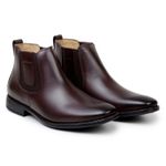Bota Masculina Chelsea - Couro Chocolate