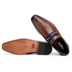 Sapato Masculino Loafer Romani - Couro Havana