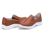 Tênis Slip On Feminino Chunky Anatômico Casual Caramelo