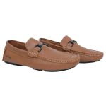 Mocassim Drive Couro Floater Masculino Artesanal Caramelo