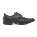 Sapato Social Couro Masculino Amarração Preto