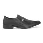Sapato Social Loafer Couro Básico Preto