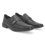 Sapato Social Loafer Couro Básico Preto
