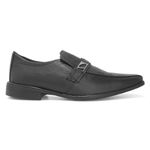 Sapato Social Loafer Couro Clássico Preto