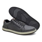 Tênis Casual Masculino Cano Curto Skatista Preto