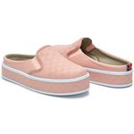 Mule Casual Texturizado Feminino Flatform Rosê