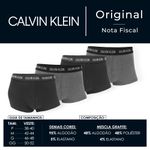 Calvin Klein Cueca boxer masculina de algodão elástico, pacote com 5