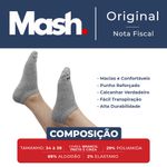 Meia Mash Kit 3 Pares Invisível 34-38