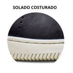 Tênis Couro Casual Masculino Cano Curto Preto+Whisky