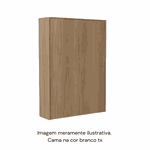 Cama Casal Vertical Linha Prime Com Móvel