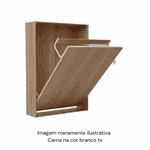 Cama Casal Vertical Linha Prime Com Móvel