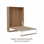 Cama Casal Vertical Linha Prime Com Móvel