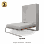 Cama Queen Linha Prime Com madeiras