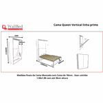 Cama Queen Linha Prime Com madeiras