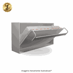 Cama Solteiro Horizontal Linha Prime Com Movel