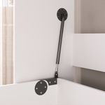 Cama de casal horizontal linha basic na cor amadeirada 