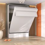 Cama de casal vertical linha basic na cor branco tx