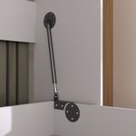 Cama de casal vertical linha basic na cor branco tx