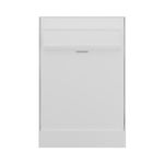 Cama de casal vertical linha basic na cor branco tx