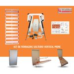 Kit Ferragens Solteiro Vertical Linha Prime