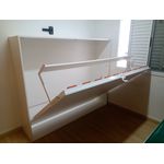  Cama casal horizontal retrátil linha prime 