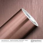 VINIL GOLD METALLIC ESCOVADO ROSE 1,06