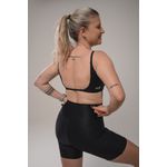 Conjunto Short e Top Fitness Feminino Alice Poliamida Com Elastano Preto