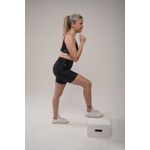 Conjunto Short e Top Fitness Feminino Alice Poliamida Com Elastano Preto