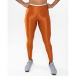 Conjunto Calca e Top Fitness Feminino Alice Poliamida Com Elastano Ferrugem com off