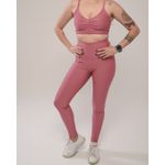 Conjunto Calça e Top Fitness Feminino Sophya Poliamida Com Elastano Callas