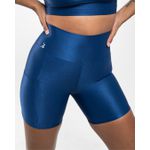 Short Fitness Feminino Poliamida Com Elastano Azul