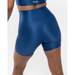 Short Fitness Feminino Poliamida Com Elastano Azul