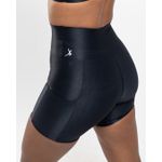 Conjunto Short e Top Fitness Feminino Sophya Poliamida Com Elastano Preto