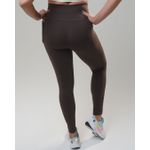 Calça Legging com Bolso Marrom