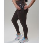 Calça Legging com Bolso Marrom