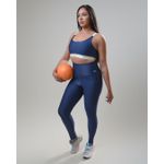 Conjunto Calça e Top Fitness Feminino Gabi Poliamida Com Elastano 