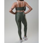 Conjunto Calca e Top Fitness Laura Duo Verde Croco