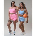 Conjunto Short e Top Duplo Corrida Azul shy