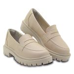 Sapato Loafer Adulto Marfim