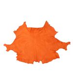 Couro de Avestruz SAA (Struthio camelus) - LARANJA