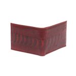 Carteira Masculina De Canela de Avestruz vinho
