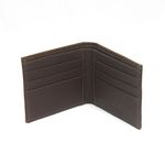 Carteira Masculina De Canela de Avestruz (Struthio camelus) Café