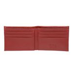 Carteira MINI em Couro de Canela de Avestruz (Struthio camelus) Vermelho