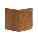 Carteira Masculina Em Couro de Jacaré (Caiman Yacare ) Whisky