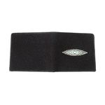 Carteira Masculina de Arraia Olho (Dasyatis spp.) Café