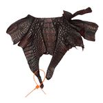 Retalhos em couro de jacaré - Caiman yacare (Nuca) 