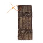 Retalhos em couro de jacaré - Caiman yacare (Nuca) 