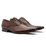 Sapato Social Oxford Solado Em Couro