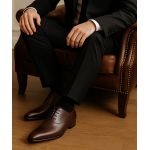 Sapato Social Oxford Solado Em Couro