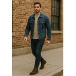 Bota Coturno Masculino Casual Em Couro Nobuck Premium